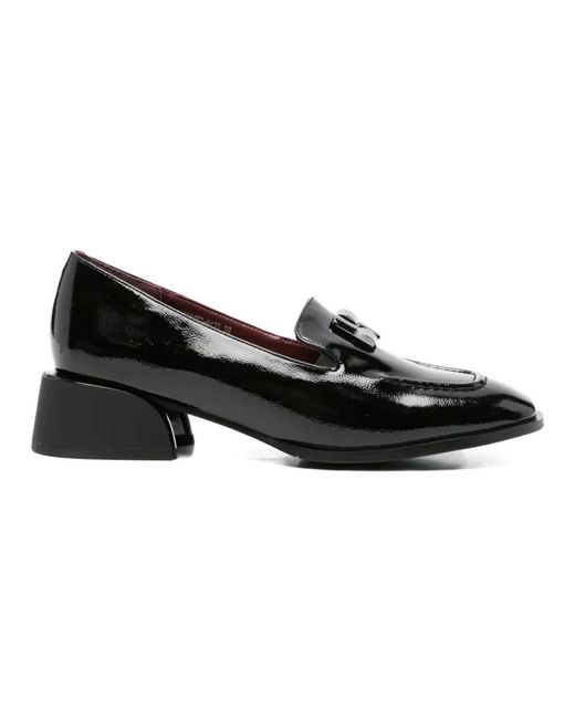 Linda Baumann Black Loafers