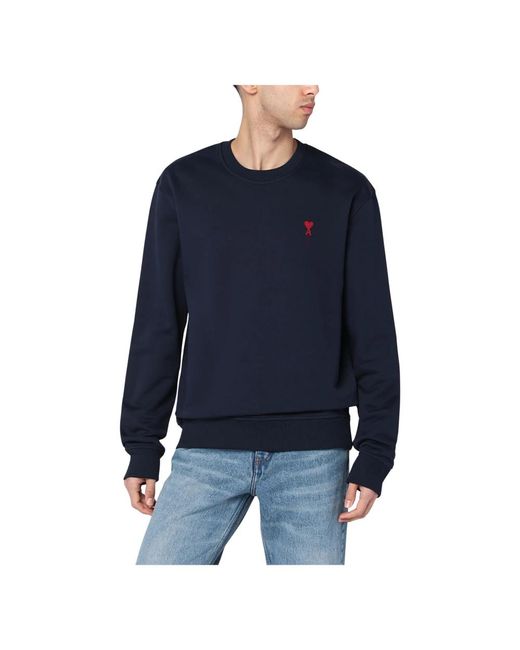 AMI Blue Sweatshirts for men