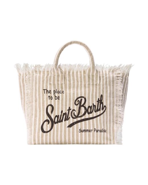 Mc2 Saint Barth Natural Shopping Bags