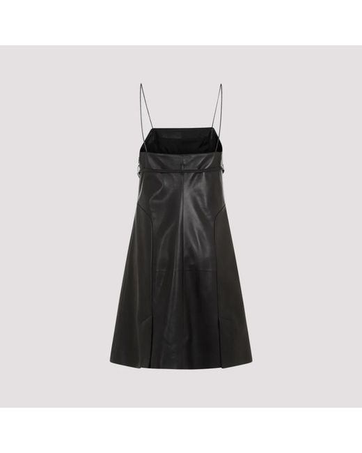 Givenchy Voyou Leren Mini Jurk in het Black