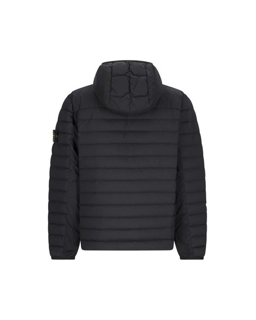 Stone Island Black Winter Jackets for men