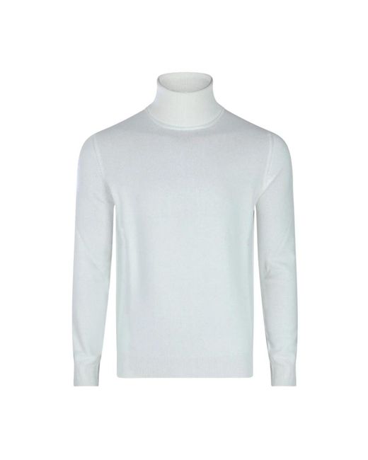 Malo Blue Cashmere Knitwear for men