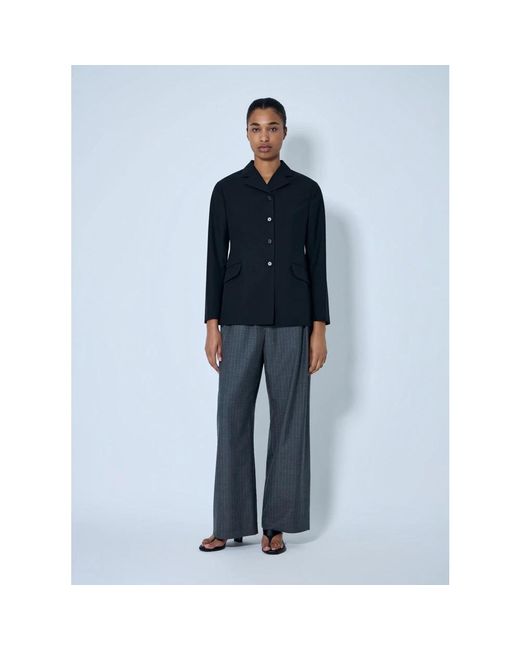 Jil Sander Tailored Blazer in het Blue