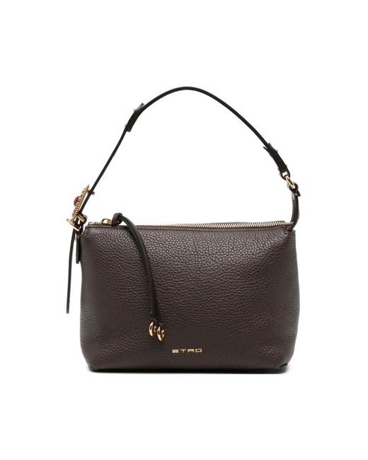 Etro Black Schultertasche