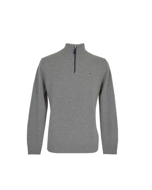 Lacoste Gray Zip-Throughs for men