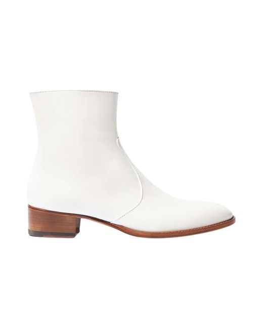 Scarosso White Warren Chelsea Boots for men
