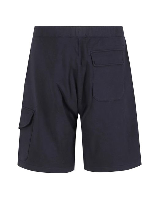 C P Company Blue Casual Shorts for men