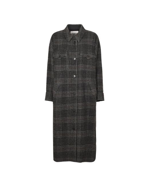 Isabel Marant Black Single-Breasted Coats