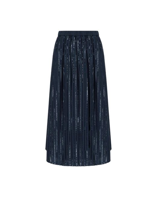 Weekend by Maxmara Blue Midi Skirts