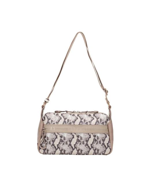 Hispanitas Metallic Topo Schultertasche Polyester Textilfutter