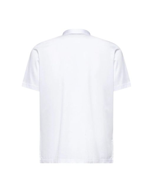 D4.0 White Polo Shirts for men