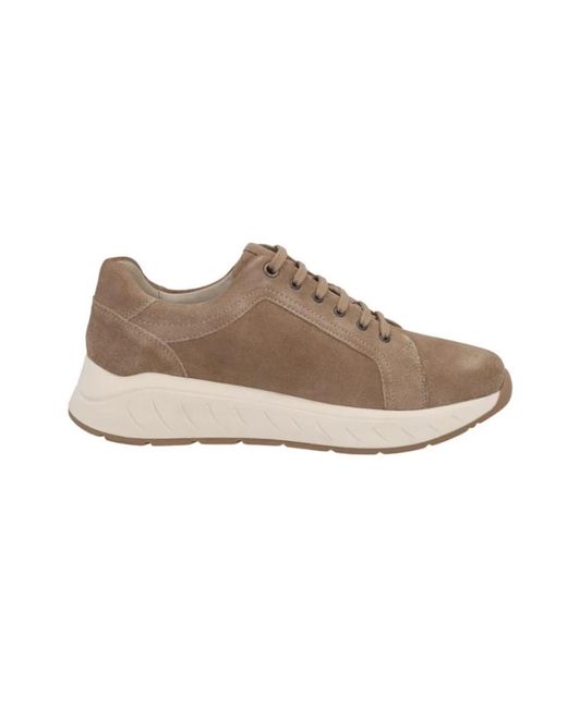 SOLIDUS Freizeit Lace-Up Sneaker in het Gray voor heren