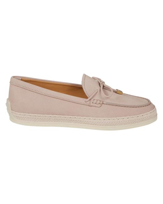 Tod's Pink Loafers