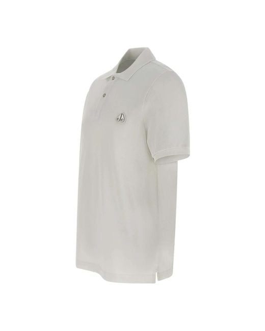 Moose Knuckles White Polo Shirts for men