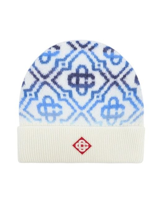 Casablanca Blue Beanies for men