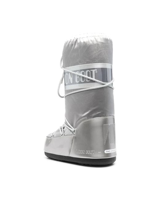Moon Boot Gray Winter Boots