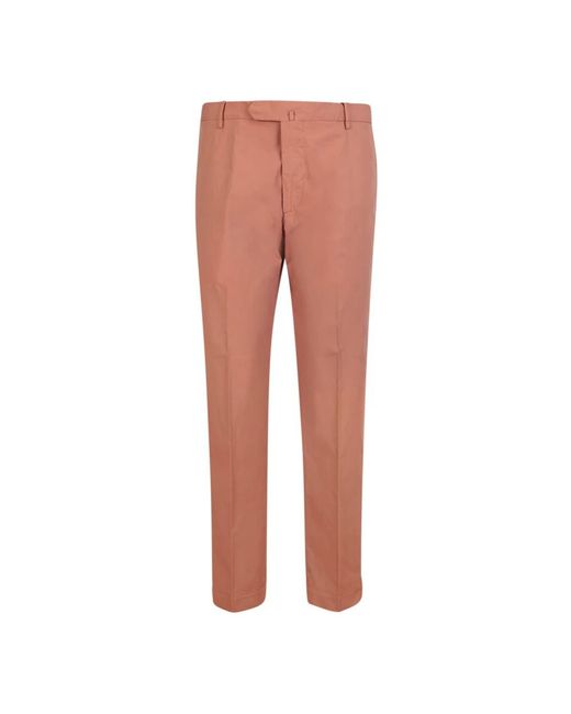 Dell'Oglio Red Slim-Fit Trousers for men