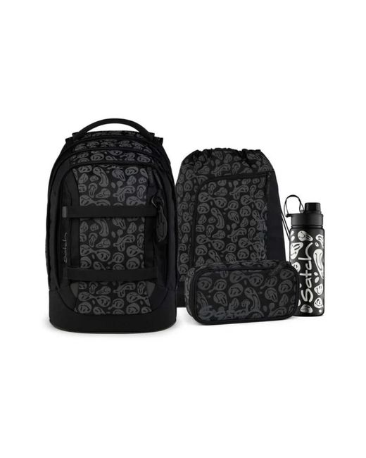 Satch Black Backpacks