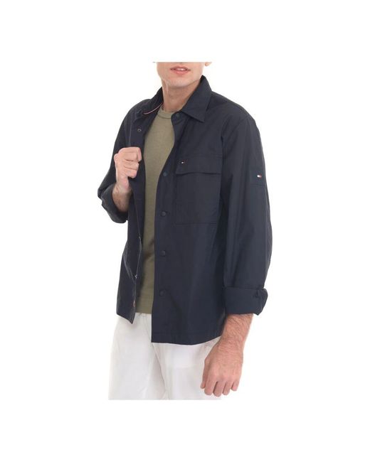 Tommy Hilfiger Blue Light Jackets for men