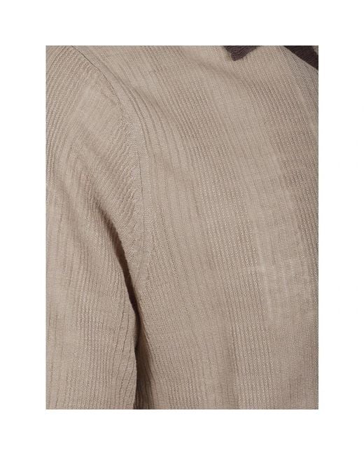 Ballantyne Gray V-Neck Knitwear for men