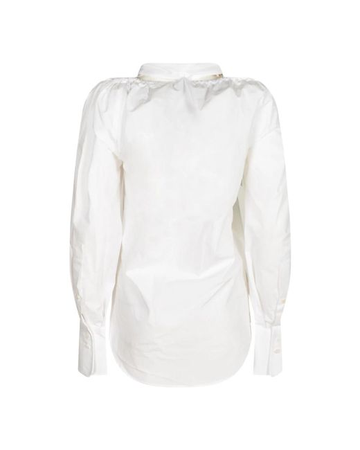 Patou Overhemden ,Wit ,Wit Overhemd in het White