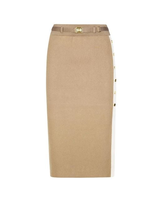 Elisabetta Franchi Natural Midi Skirts