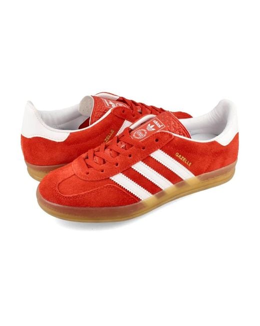 Adidas Red Gazelle Indoor Hq8718 Bold Orange / Cloud White / Gum for men