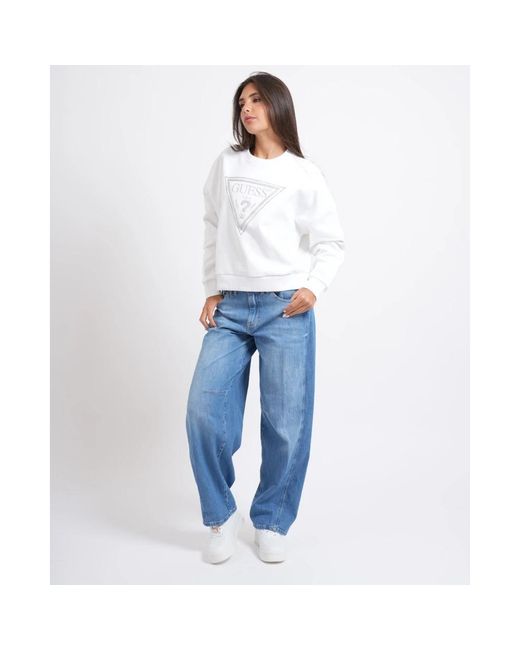 Guess White Pullover