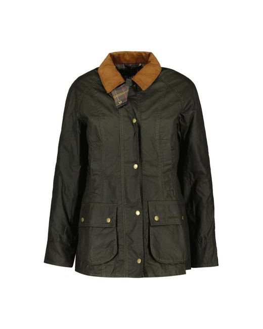 Barbour Lightweight Beadnell Waxed Jacket in het Green