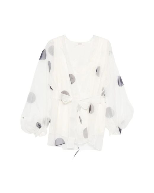 Marina Rinaldi White Kimonos