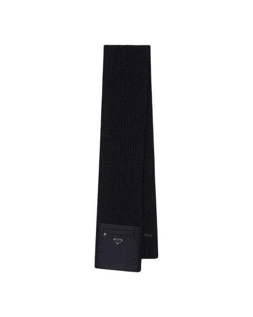 Prada Black Winter Scarves for men