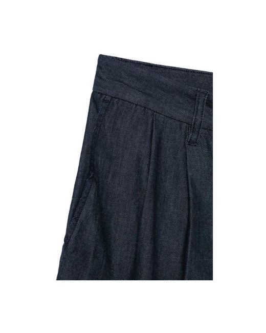 Emporio Armani Blue Denim Shorts for men