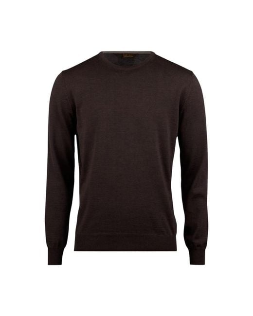 Stenstroms Black Round-Neck Knitwear for men