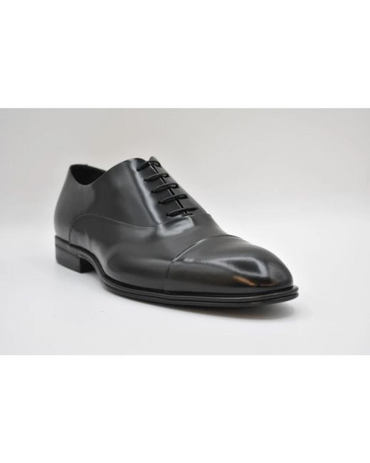 Corvari Schwarze schnürschuhe für männer in Black für Herren