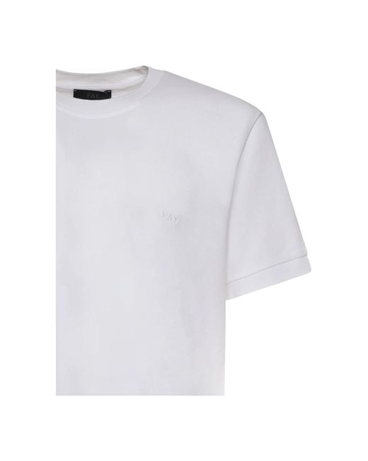 Fay White T-Shirts for men
