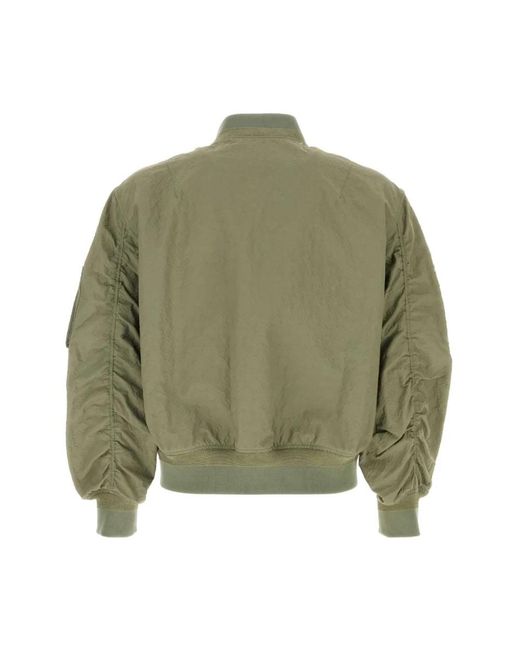 Givenchy Jassen ,Groen ,Olijfgroene Ritsjas Met Zakken in het Green voor heren