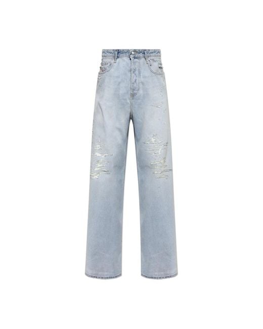 DIESEL D-Rise Wide Leg Jeans in Blue für Herren