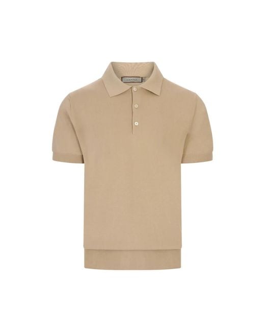 Canali Natural Polo Shirts for men