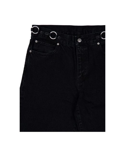 FRAME Black Wide Jeans
