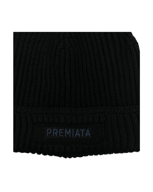 Premiata Black Beanies for men