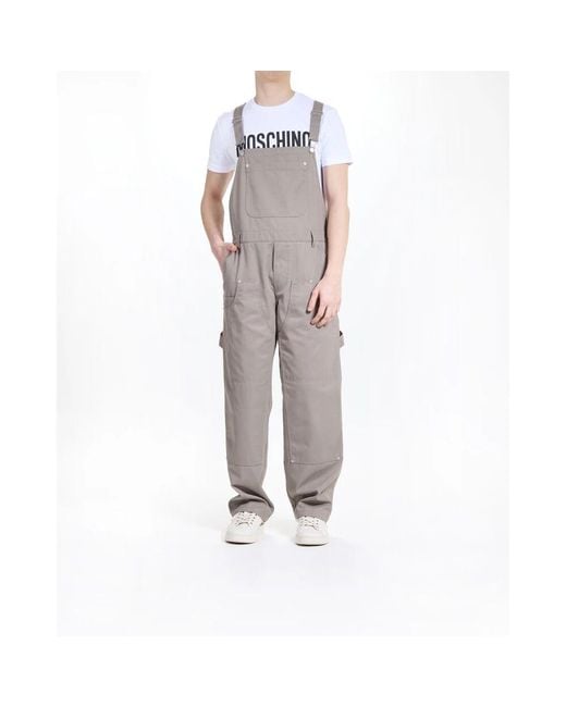 Jumpsuits di Moschino in Gray da Uomo