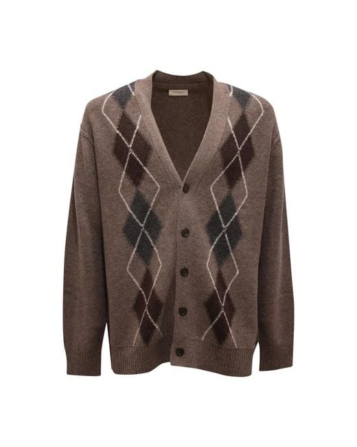 Paolo Pecora Brown Cardigans for men