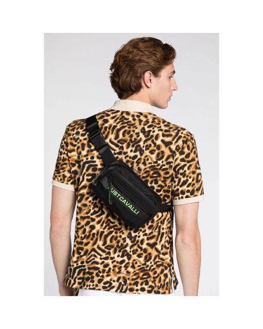 Just Cavalli Black Bum Bags for men