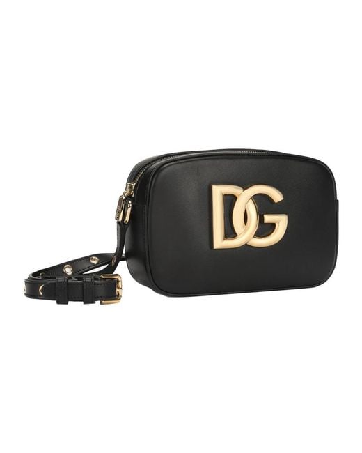 Dolce & Gabbana Black Calfskin Crossbody 3.5 Bag