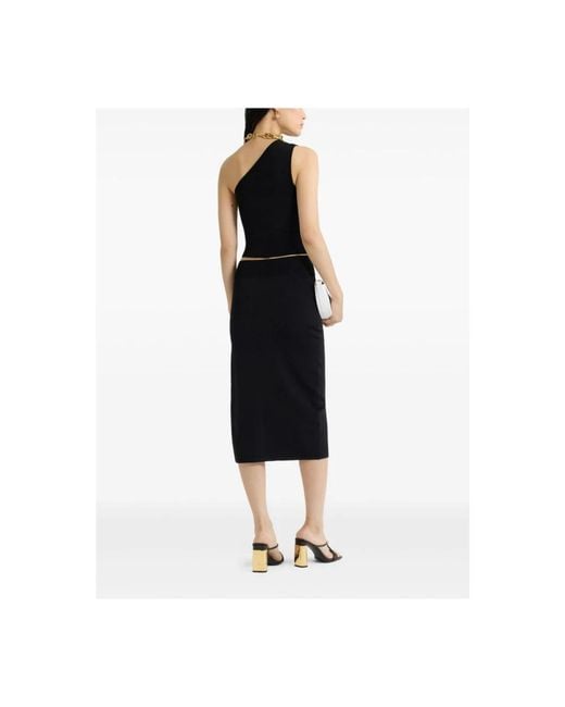 Patou Black Sleeveless Tops