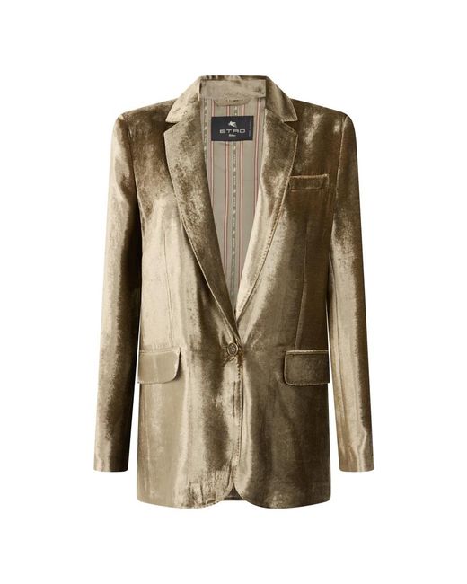 Etro Green Blazers