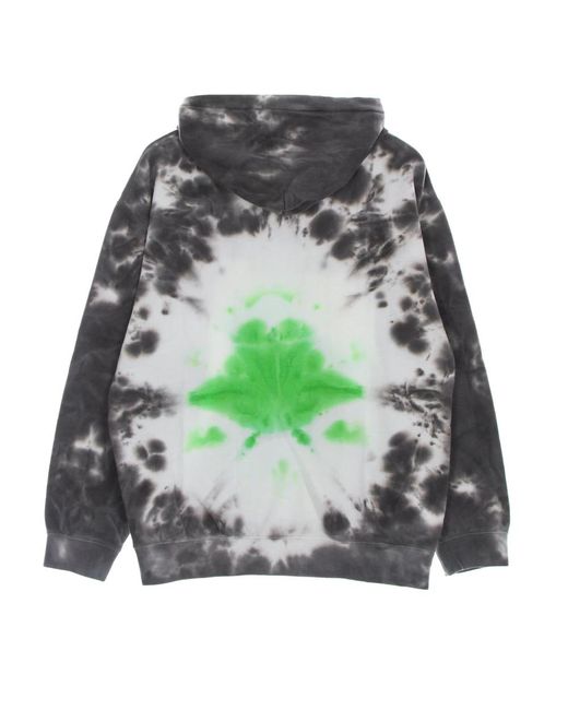 Huf Hoodies & Sweatvesten ,Veelkleurig ,Katoen Tie-Dye Hoodie Met Kangoeroezak in het Gray voor heren
