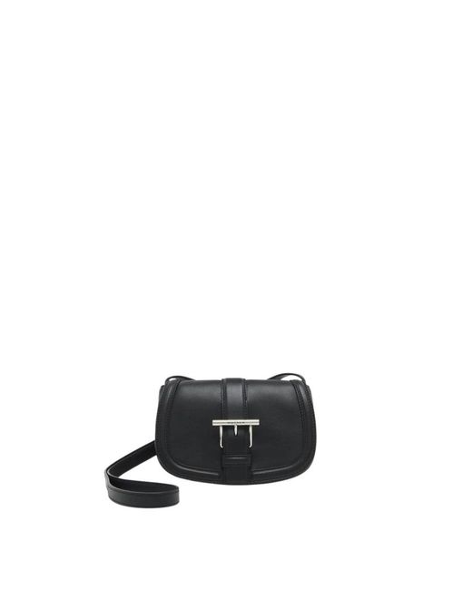 McQueen Black Cross Body Bags