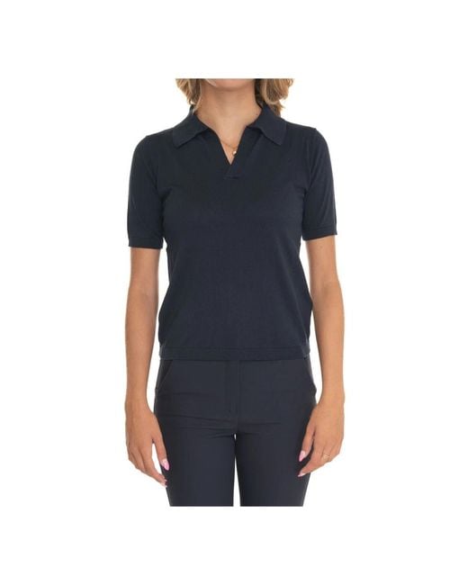 Weekend by Maxmara Black Polo Shirts