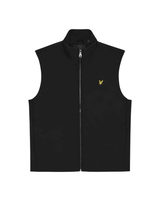 Lyle & Scott Black Vests for men